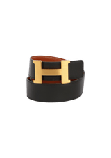 REVERSIBLE H BUCKLE BELT 80