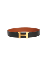 REVERSIBLE H BUCKLE BELT 80