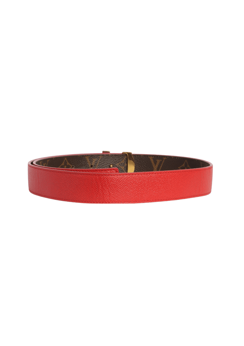 LV INITIALES REVERSIBLE BELT 75