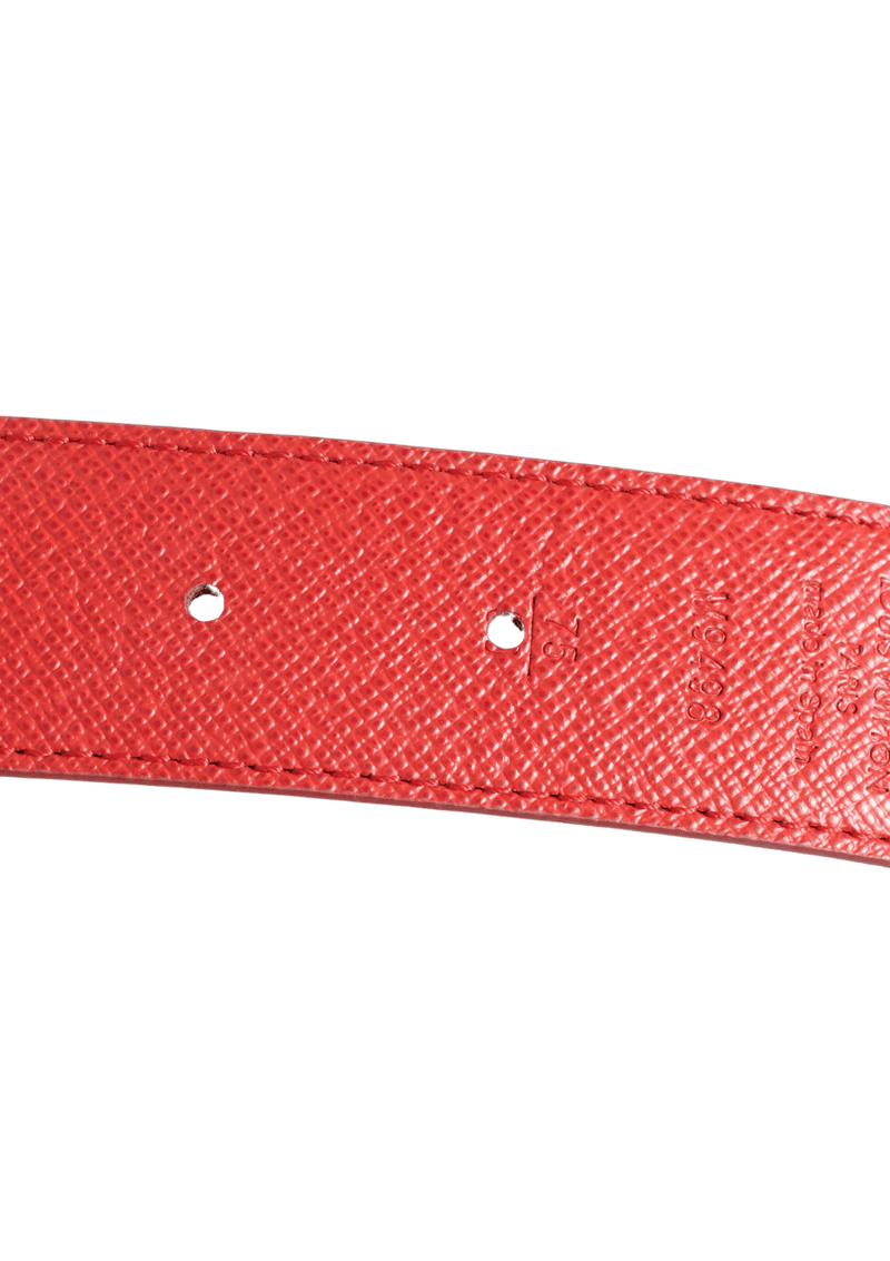 LV INITIALES REVERSIBLE BELT 75