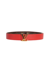 LV INITIALES REVERSIBLE BELT 75