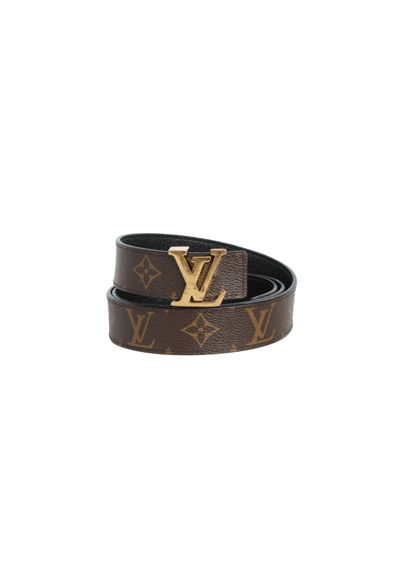 Cinto Louis Vuitton Initials Preto