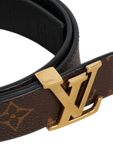 MONOGRAM LV INITIALES REVERSIBLE BELT 80