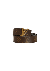 MONOGRAM LV INITIALES REVERSIBLE BELT 80