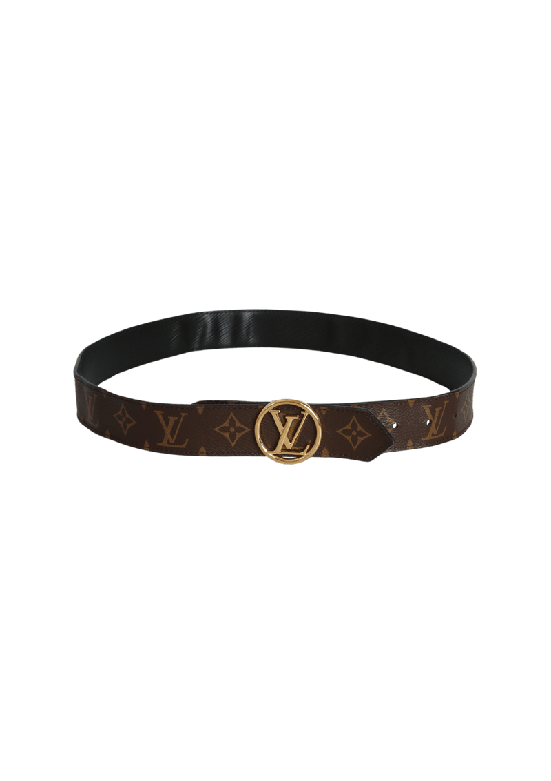 REVERSIBLE LV CIRCLE 35MM BELT 85