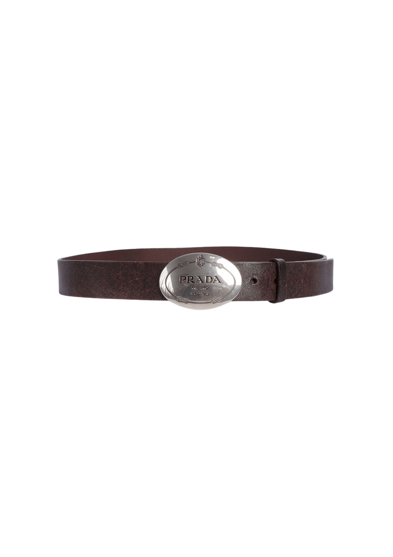 LOGO LEATHER BELT 95