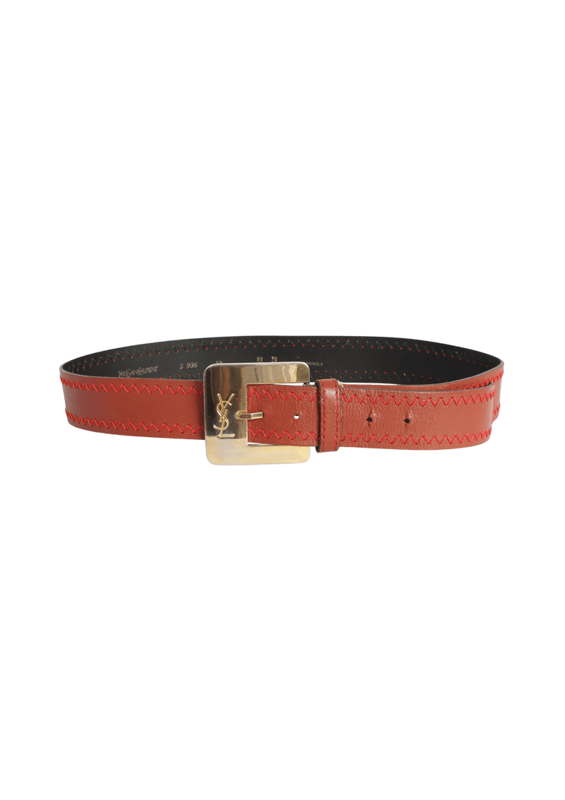 VINTAGE LEATHER BELT 90