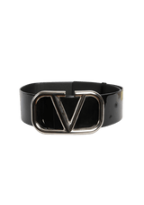 PATENT LEATHER VLOGO BELT 75