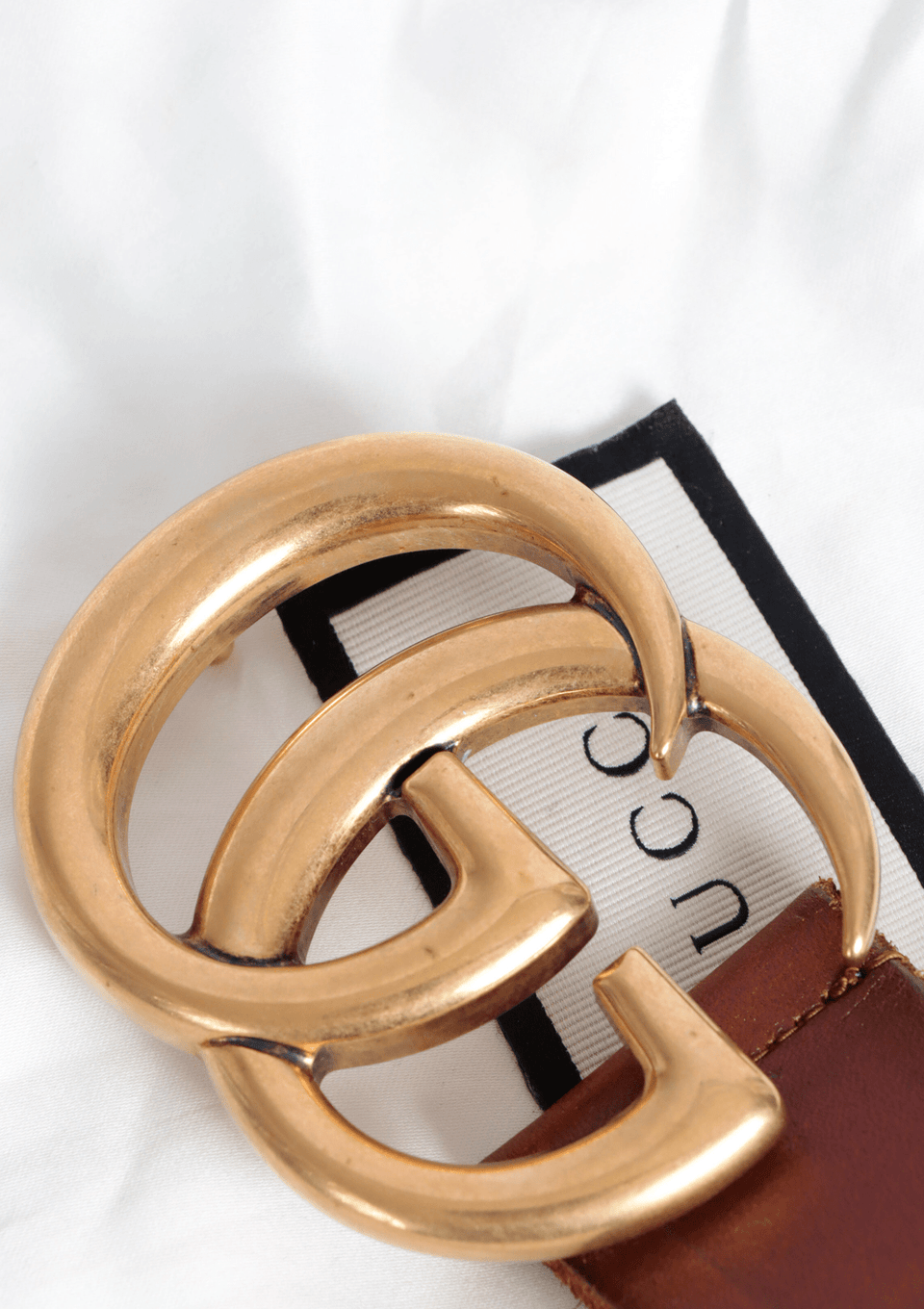 DOUBLE G LOGO BELT 80