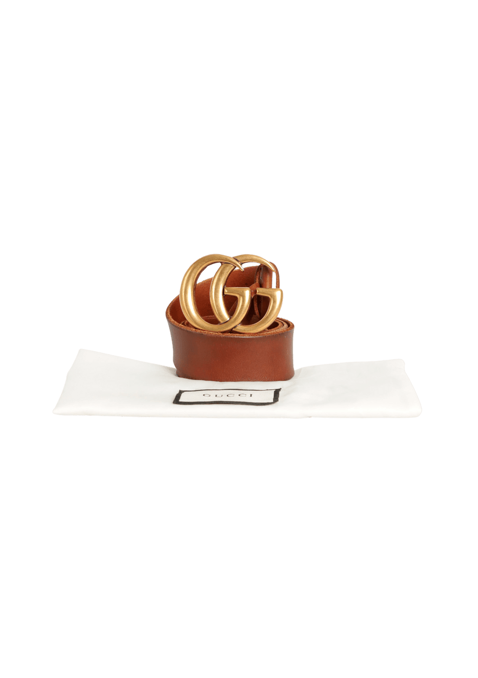 DOUBLE G LOGO BELT 80