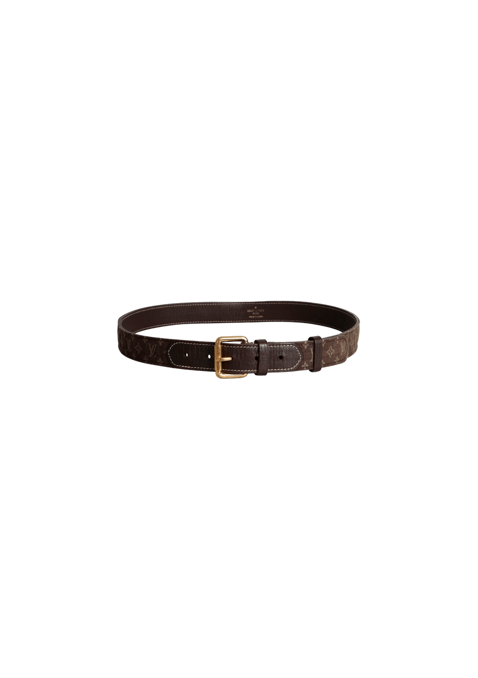 MINI LIN ÉBÈNE BELT 90