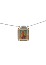 SCAPULAR 18K NECKLACE