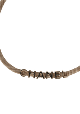 MESH LOGO CHOKER NECKLACE