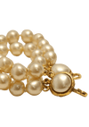 VINTAGE TRIPLE STRAND PEARL NECKLACE