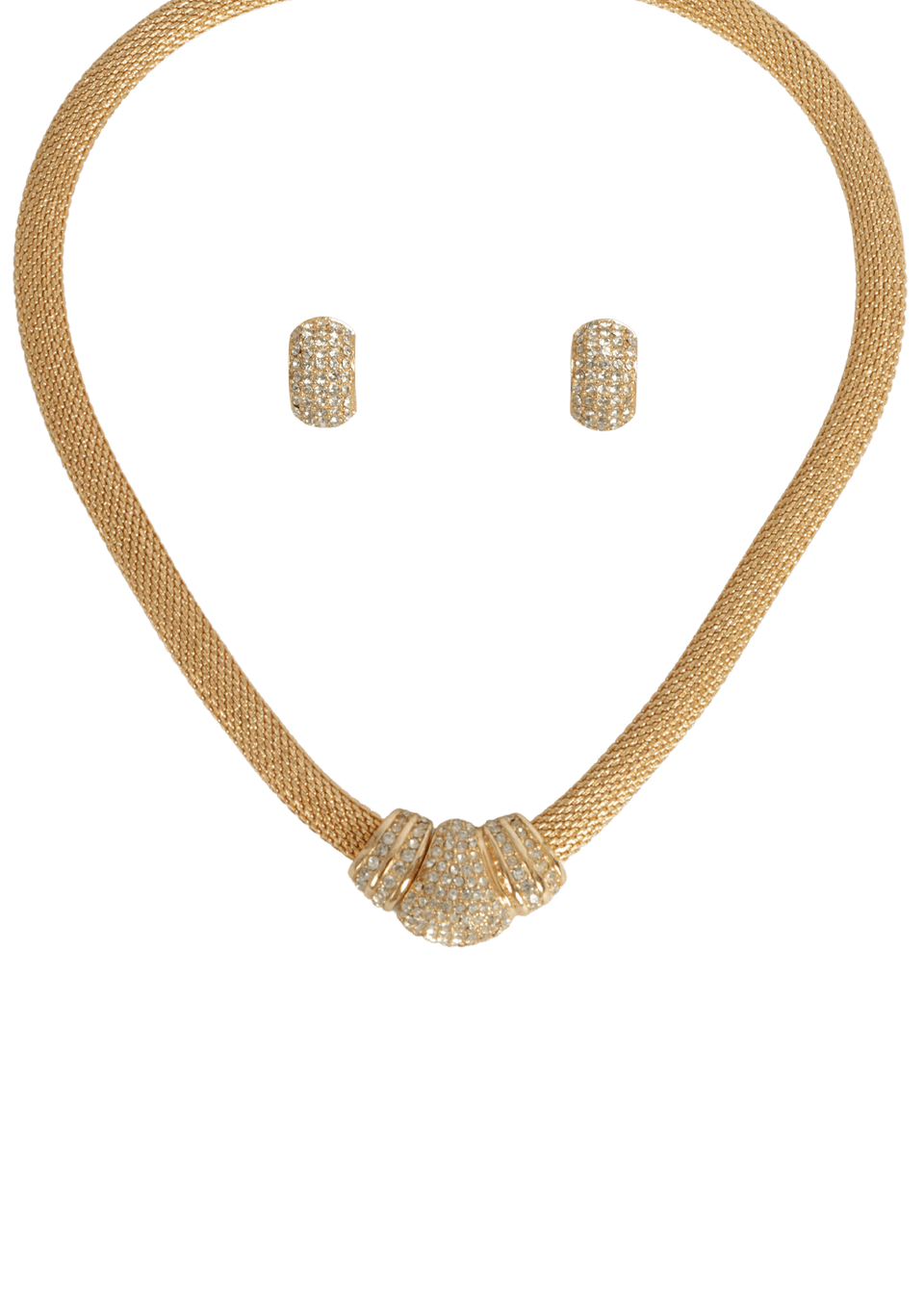 VINTAGE MESH & CRYSTAL SET