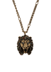 LION HEAD PENDANT NECKLACE