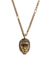 MONKEY HEAD PENDANT NECKLACE