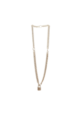 LOCKE & CURB LINK CHAIN NECKLACE