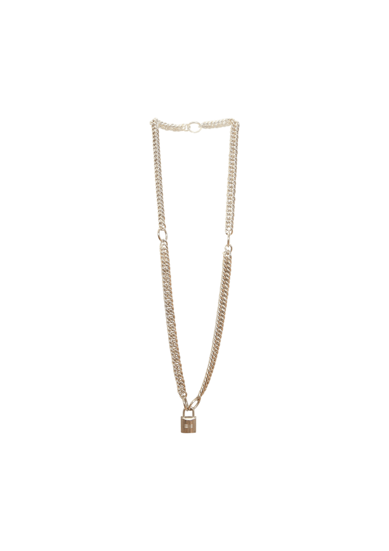 LOCKE & CURB LINK CHAIN NECKLACE