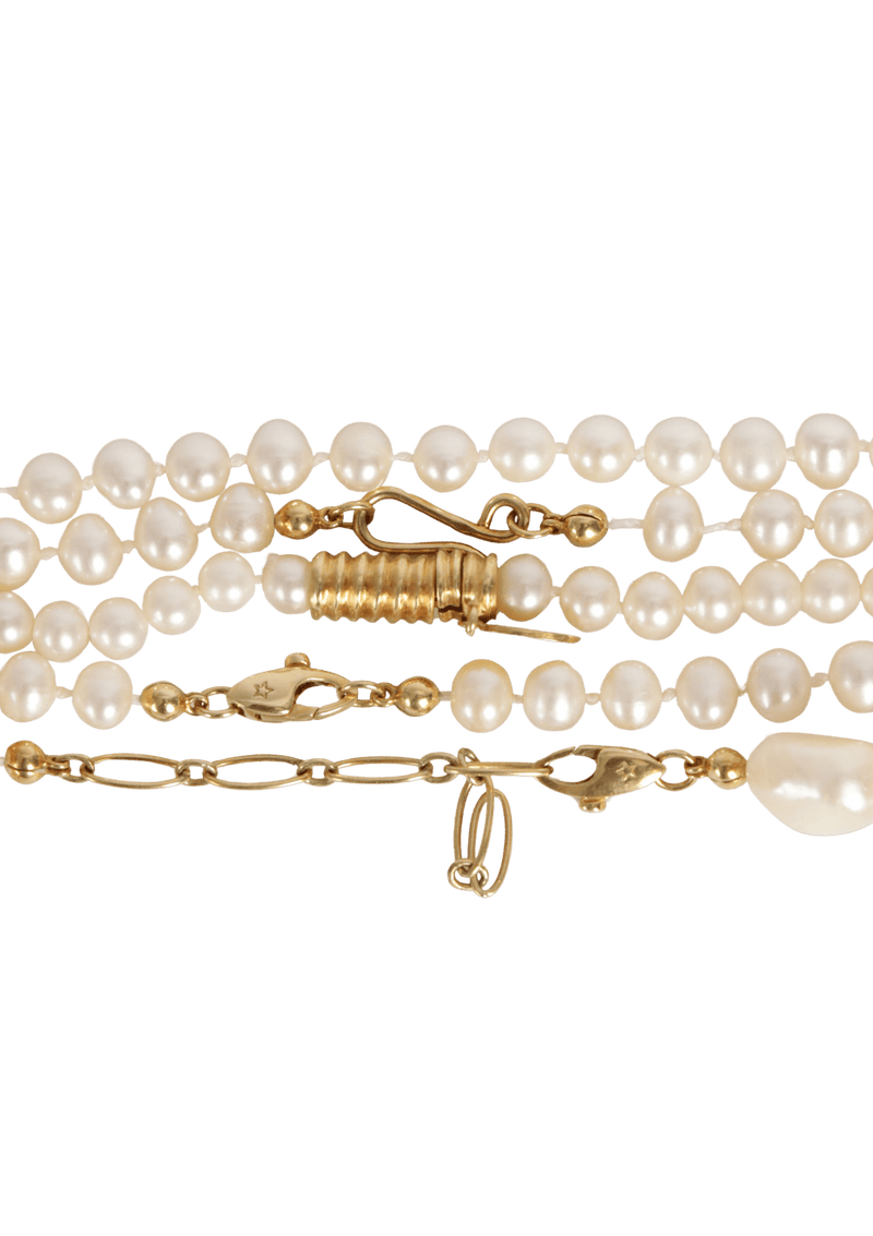 MISCIGENS CB PEARL 18K NECKLACE