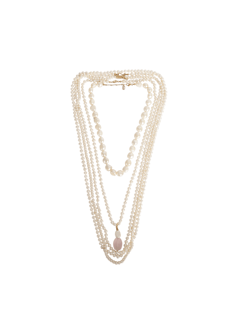 MISCIGENS CB PEARL 18K NECKLACE