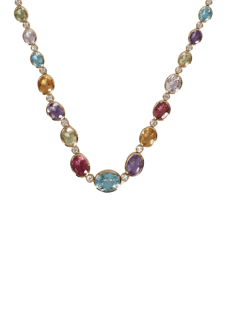 MULTICOLOR NECKLACE 18K