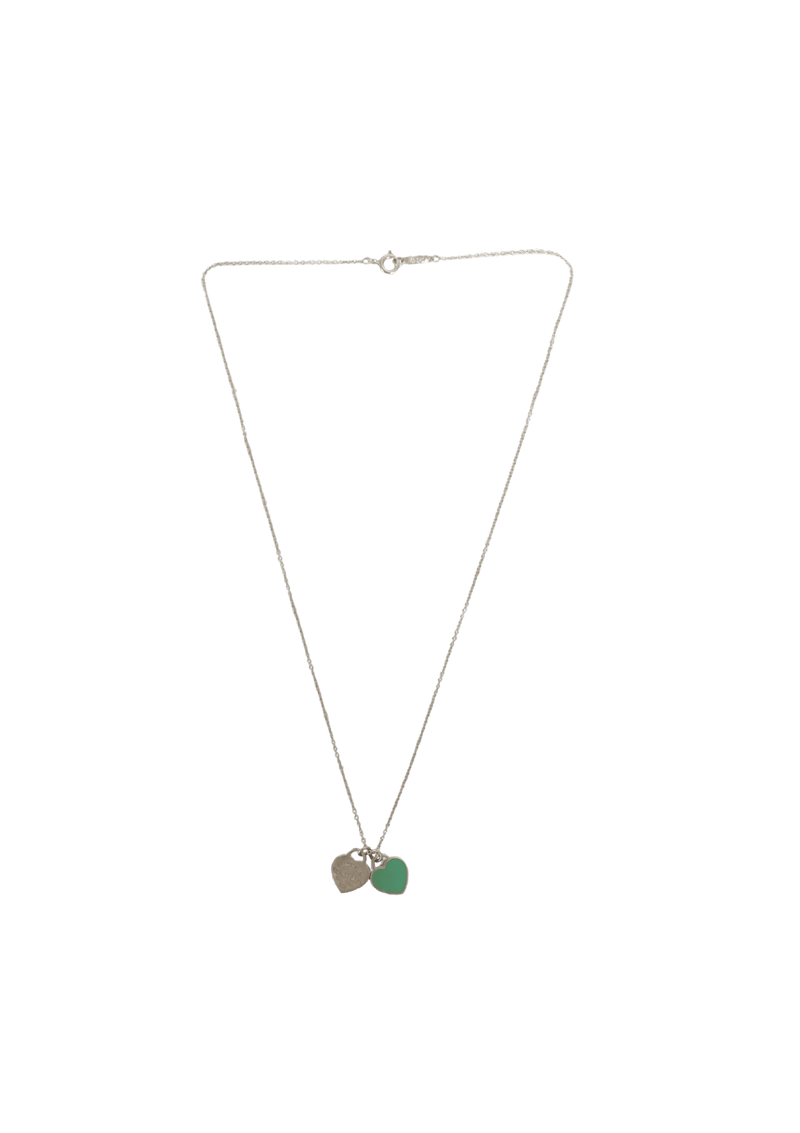 ''RETURN TO TIFFANY'' DOUBLE HEART NECKLACE