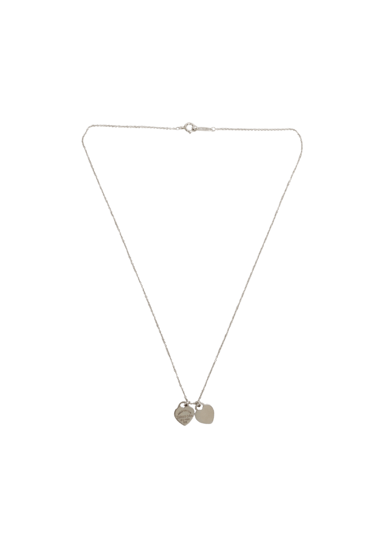 "RETURN TO TIFFANY" DOUBLE HEART NECKLACE