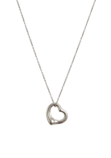 ELSA PERETTI OPEN HEART SILVER NECKLACE