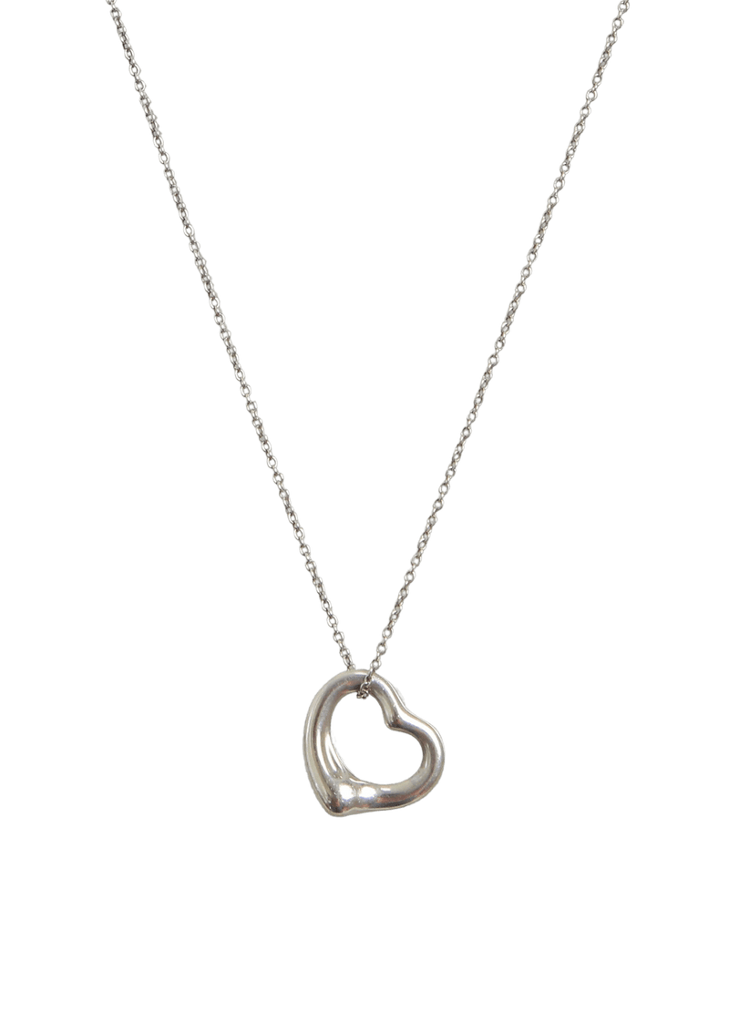 ELSA PERETTI OPEN HEART SILVER NECKLACE