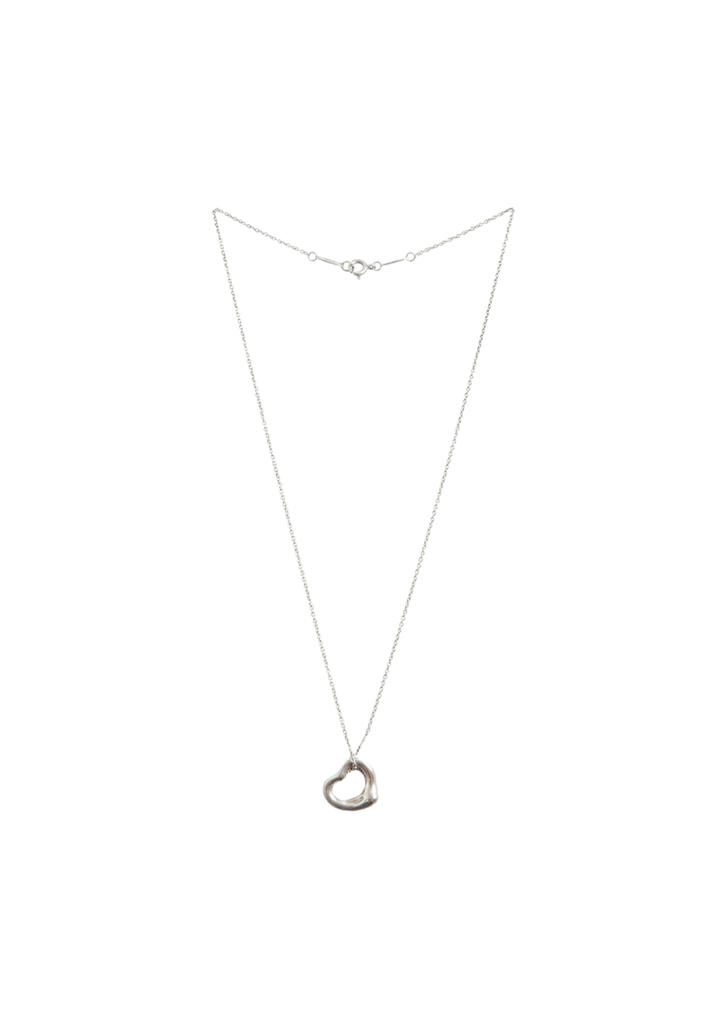 ELSA PERETTI OPEN HEART SILVER NECKLACE