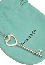 LARGE KEY HEART NECKLACE