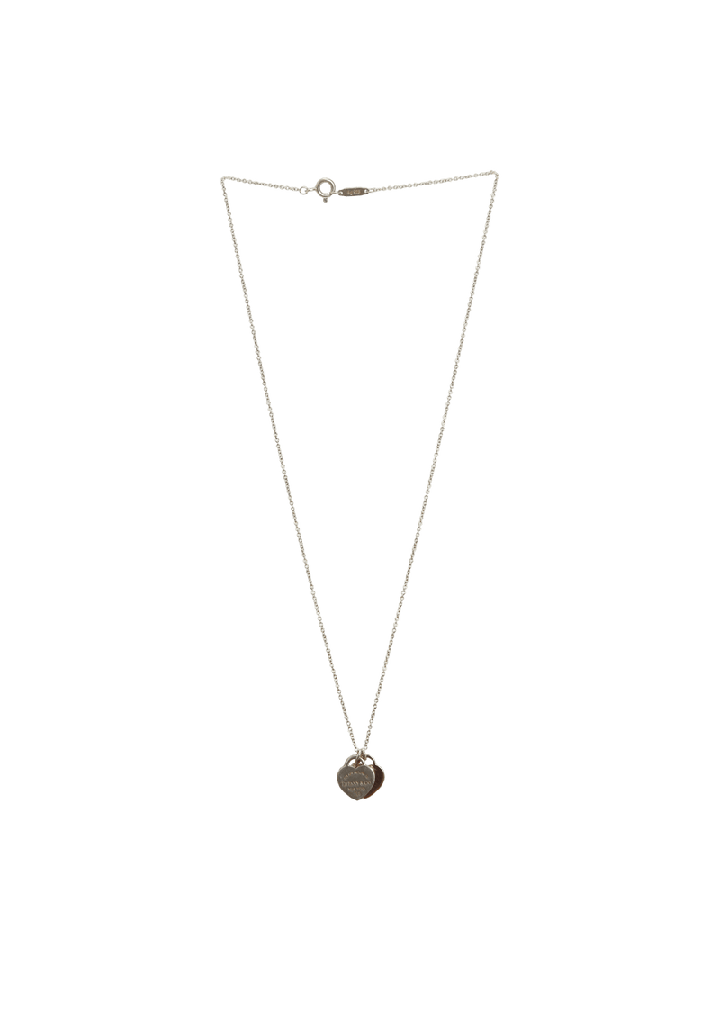 "RETURN TO TIFFANY" DOUBLE HEART NECKLACE