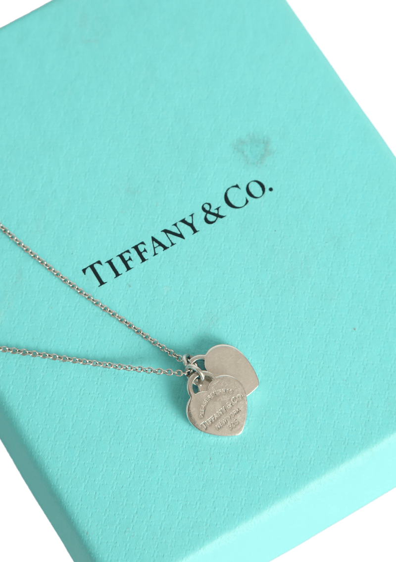 "RETURN TO TIFFANY" DOUBLE HEART NECKLACE