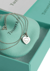 "RETURN TO TIFFANY" DOUBLE HEART TAG NECKLACE