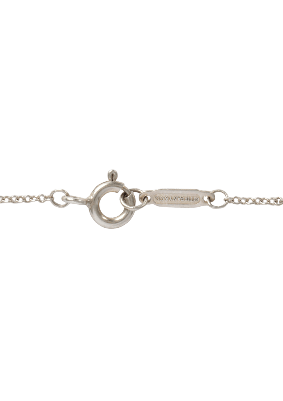 "RETURN TO TIFFANY" DOUBLE HEART TAG NECKLACE