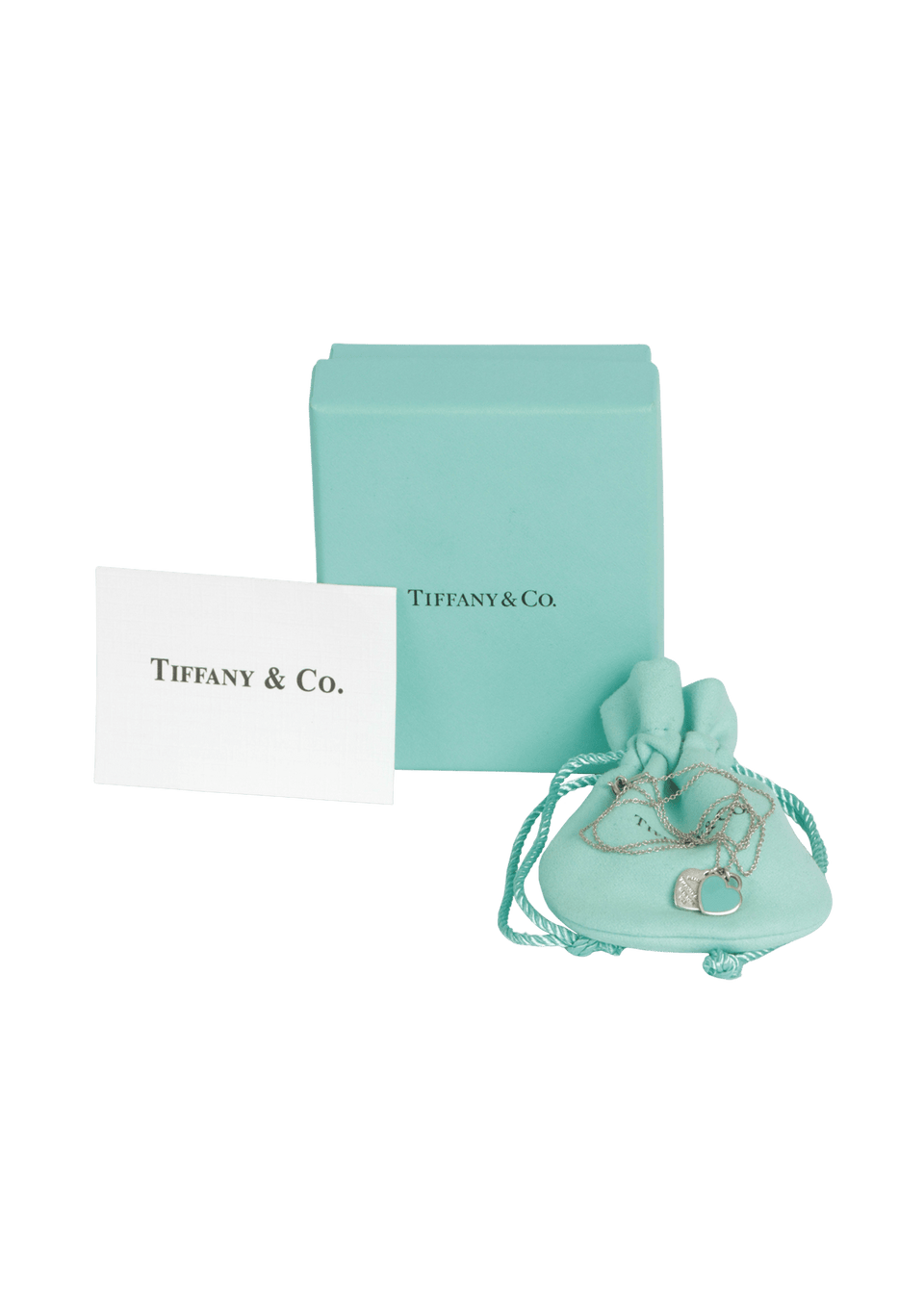 "RETURN TO TIFFANY" DOUBLE HEART TAG NECKLACE