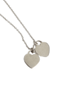 "RETURN TO TIFFANY" DOUBLE HEART TAG NECKLACE