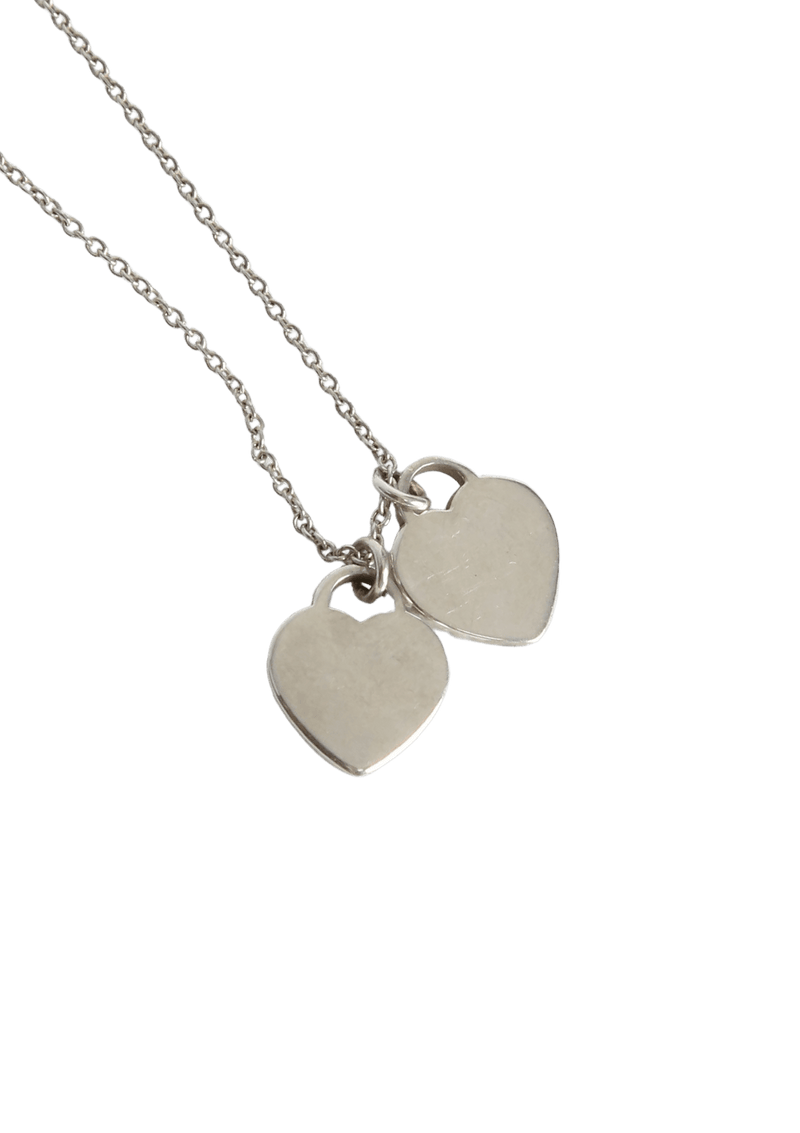 "RETURN TO TIFFANY" DOUBLE HEART TAG NECKLACE