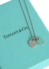 "RETURN TO TIFFANY" DOUBLE HEART TAG NECKLACE