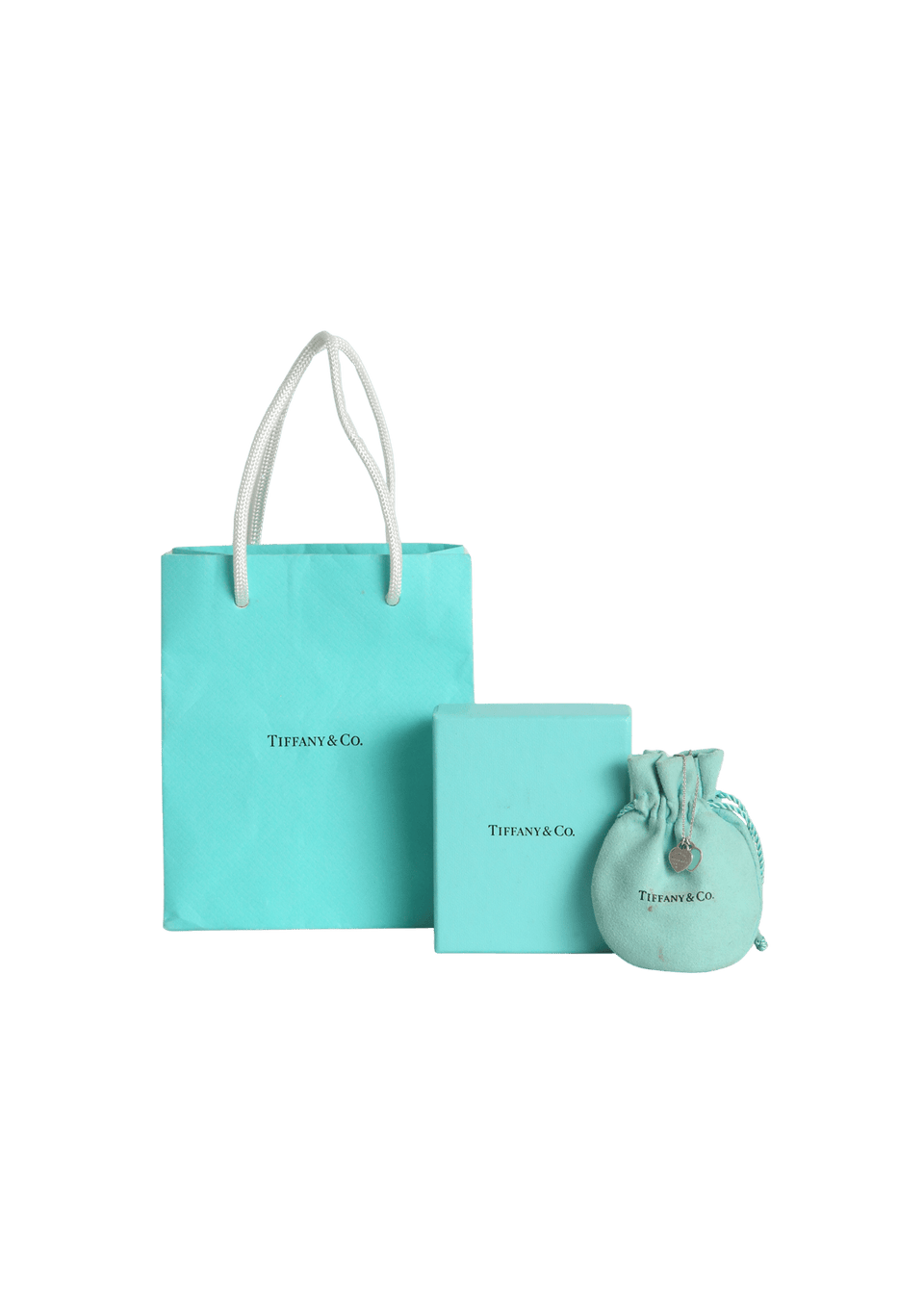 "RETURN TO TIFFANY" DOUBLE HEART TAG NECKLACE