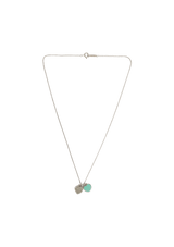 "RETURN TO TIFFANY" DOUBLE HEART TAG NECKLACE