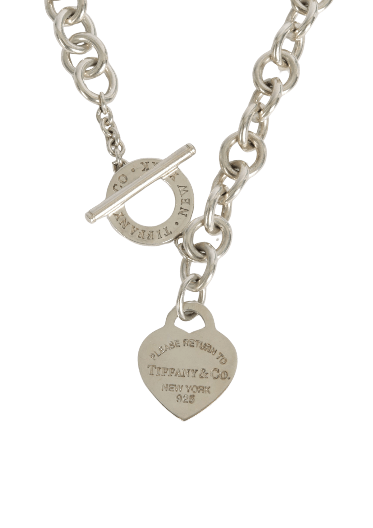 COLAR TIFFANY & CO. ''RETURN TO TIFFANY'' HEART NECKLACE PRATA