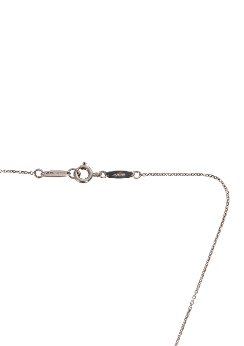 ELSA PERETTI OPEN HEART SILVER NECKLACE