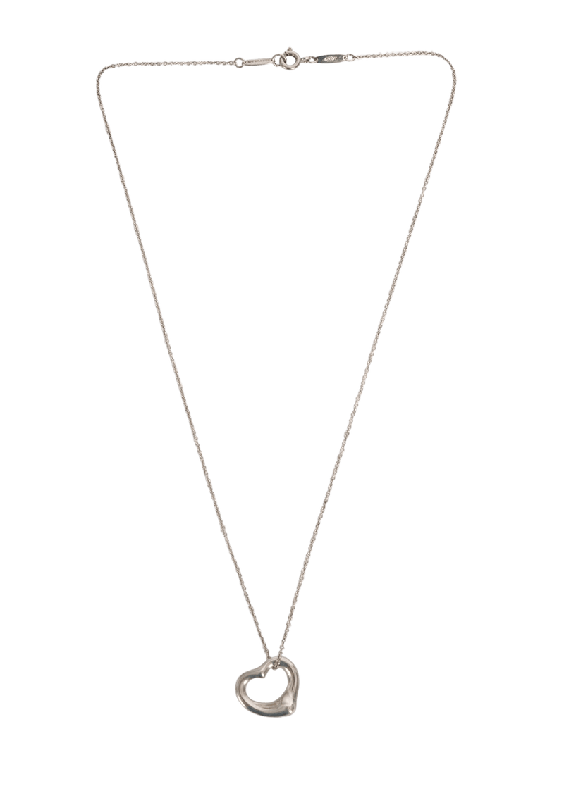 ELSA PERETTI OPEN HEART SILVER NECKLACE