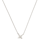 PLATINUM DIAMOND VICTORIA FLOWER NECKLACE