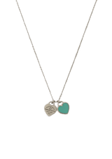 ''RETURN TO TIFFANY'' DOUBLE HEART NECKLACE 0,01 CT