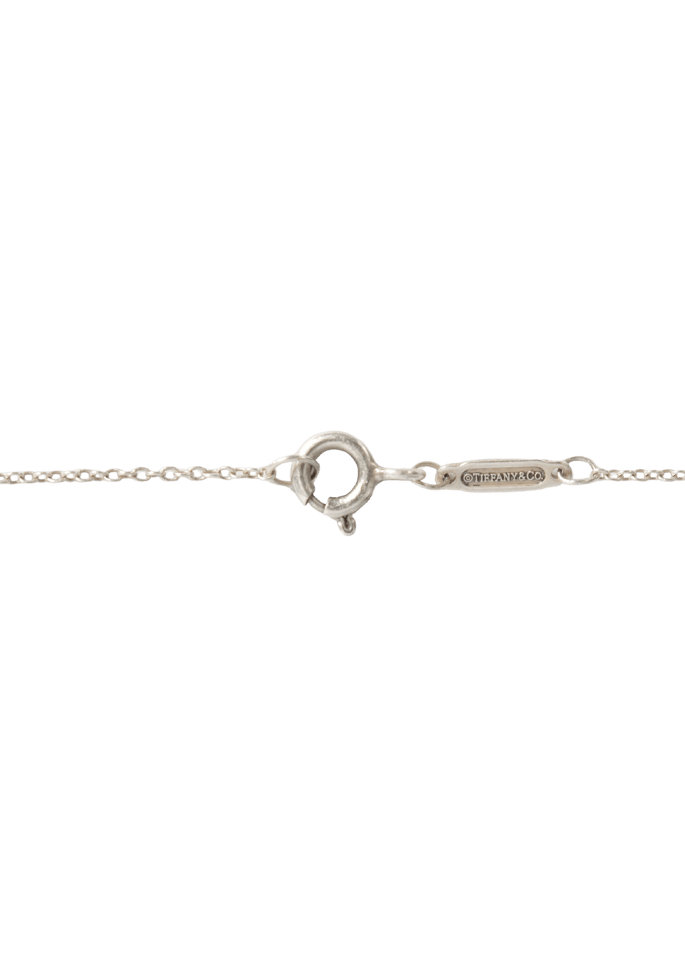 ''RETURN TO TIFFANY'' DOUBLE HEART NECKLACE 0,01 CT