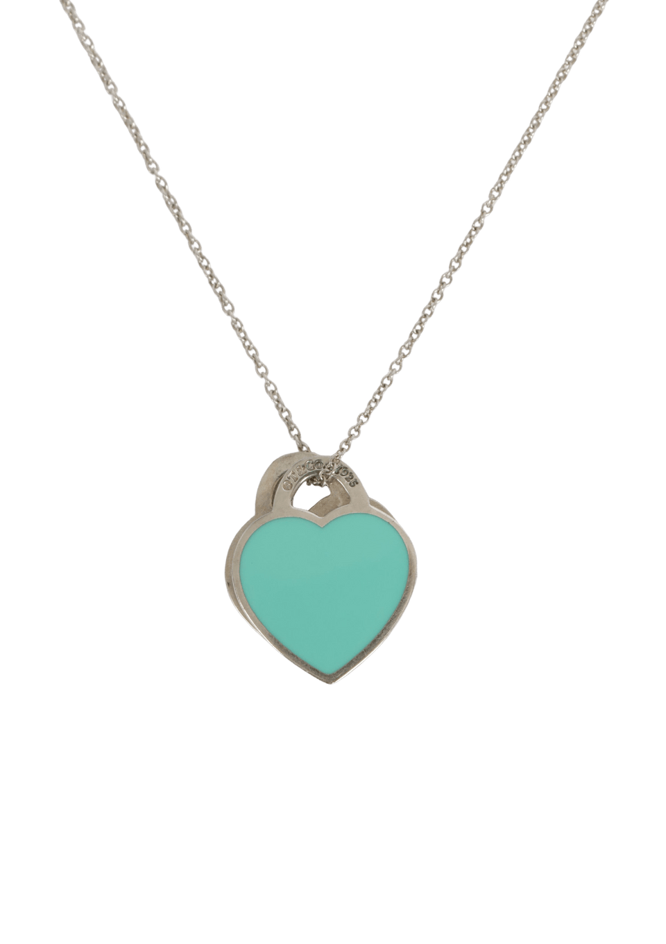 COLAR TIFFANY & CO. ''RETURN TO TIFFANY'' DOUBLE HEART NECKLACE