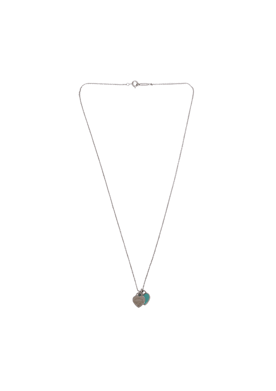''RETURN TO TIFFANY'' DOUBLE HEART NECKLACE